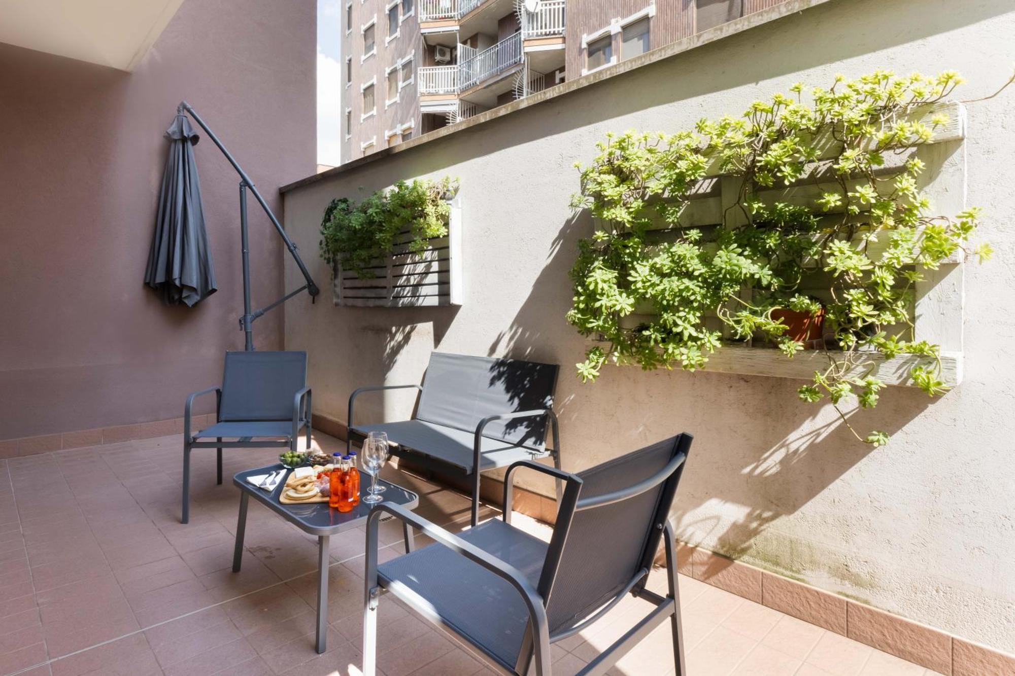 דירות Terrace Milan Con Parcheggio Incluso מראה חיצוני תמונה