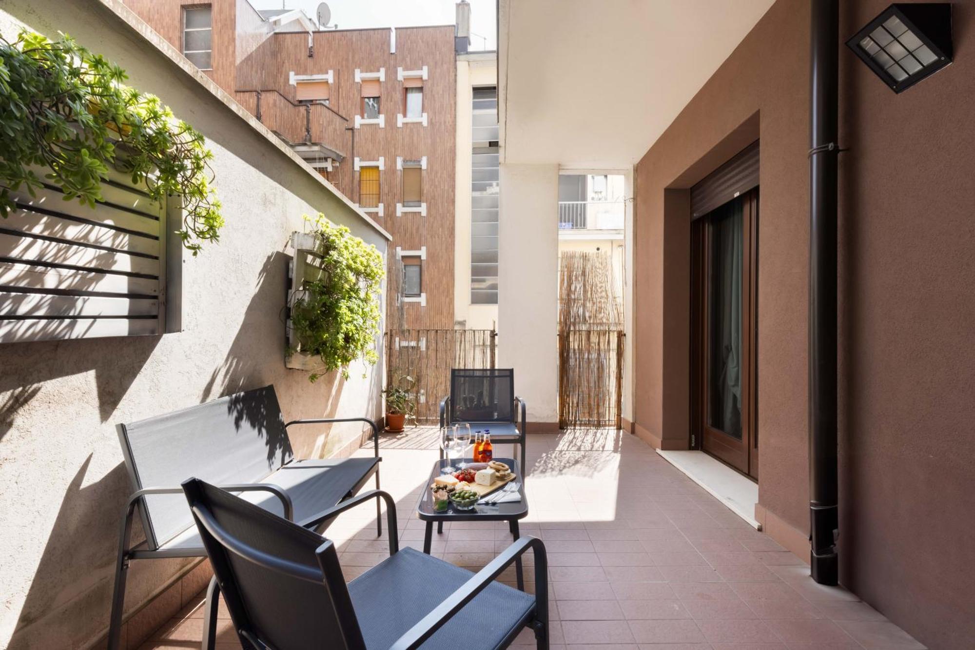 דירות Terrace Milan Con Parcheggio Incluso מראה חיצוני תמונה